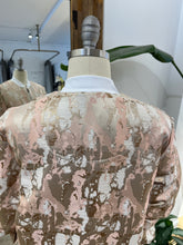 Load image into Gallery viewer, Creamy Brocart Bomber jacquet - Upcycled
